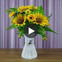 New Nordic minimalist dried flower modern living room flower PE plastic decorative desktop plastic vertical edge flower vase