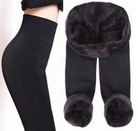 Warm Leggings Winter Leggings Ladies Warm Velvet Pants Leggings