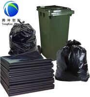 Heavy Duty Biodegradable Black Garbage Bag Garbage Bag Biodegradable Garbage Bag