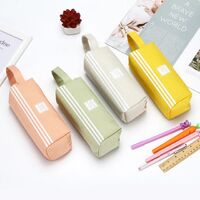 Pencil Case for 202 Colored Pencils or 136 Gel Pencils with Zip Closure - Large Capacity Pen Organizer for Watercolor Pencils