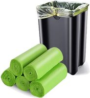 Eco-Friendly 100% Cornstarch Garbage Bag Compostable Flat Biodegradable Garbage Bag