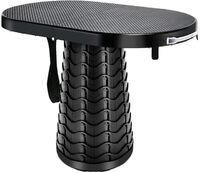 2 in 1 Small Portable Extendable Table and Folding Stool for Picnic Beach Camping Low Side Table