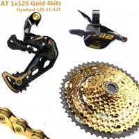 Ltwoo AT12 Bike 12 Speed ​​Groupset 12s 11-52T Rear Cassette Shifter Shift Chain 12S Gold group