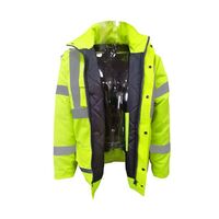 OEM Safety Bomber Winter Zipper Jacket Manufacturer High Quality Hi Vis Reflective Safety Jacket
