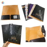 Custom Logo Design Print Personalize Business School A4 Presentation Document 2 Pocket Folders