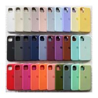 High Quality Original Soft Liquid Silicone for Apple Iphone 13 Pro Max Case TPU Phone 12 Cover with Logo Pouch