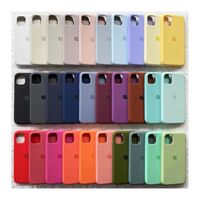 High Quality Original Soft Liquid Silicone for Apple Iphone 13 Pro Max Case TPU Phone 12 Cover with Logo Pouch