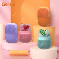 3 in 1 Face and Brush Cleanser Glow Cube Upgrade Ice Roller Mould For Skin Care V Shape Ice Roller Facial Private Label