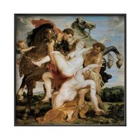 The Rape of Ruggieps' Daughter by Peter Paul Rubens Oil Painting Portrait Poster Wall Art Print Myriart
