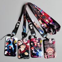 10 Jujutsu Kaisen Anime Card Case Card Lanyard ID Holder Neck Strap