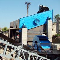 Sand washing plant with an output of 1,200 tons per hour, combined screening and sand washing plant