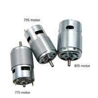 775/795/895 high speed high torque double ball bearing 12V micro DC motor fan motor