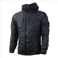 Custom Design Outdoor Running Men's Plus Size Windbreaker Jacket | Soft Polyester Rain Jacket