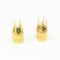 Gold Plated SMP Hermetic (Sealed) Hermetic Male Solder PCB Surface Mount Coaxial Connector