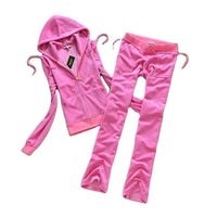 Best Selling Custom Design High Quality Women's Sports Velvet Sportswear