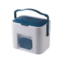 Portable Plastic Medicine Storage Box Organizer with Home Divider Lock
