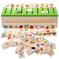 Wholesale Intellectual Toys Children Wooden Card Toys, Baby Wooden Math Toys, Colorful Wooden Educational Toys