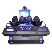 new vr cinema system virtual reality 9d cinema 4 player 9d vr cinema amusement park price