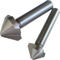 Chamfering knife round handle 1 3 blade 90 degree high speed steel deburring countersunk drill