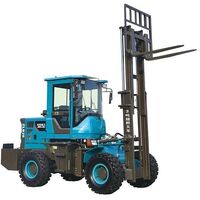 Factory Direct Supply High Quality 5 Ton 4 Wheel Articulated Off Road Forklift