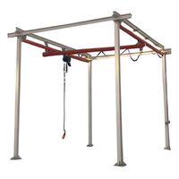 Hot Sale 1 Ton 2 Ton Workstation Combination Crane Rigid Light Independent Overhead Crane System Mini Combination Suspended Crane