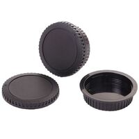 Rear Camera Lens and Body Cap Set for Canon EF EF-S EOS DSLR/SLR Lens Body Cap Set