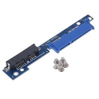 Micro SATA 13 Male to SATA 22 Female Serial Converter Adapter for Lenovo 330-15/320/320C/310/510/110 Circuit Board Blue
