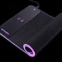 RGB computer mouse pad led usb charging big mouse pad with logo for desk pad rgb wireless mouse pad