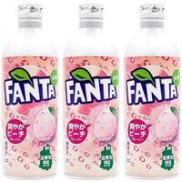 Japan Fanta White Peach 500ML Carbonated Soft Drink Exotic Soft Drink Fanta Drink