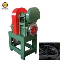 Automatic tire strip cutting machine into 3-5 wide strip waste tire recycling tire strip cutting machine