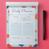 TY Large Tear-Off Desk Weekly Planner To Do List Daily Planner Notepad
