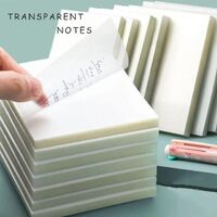 Student office stationery with transparent note paper with scratch sticker sticky simple high-value note paper