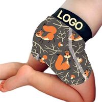 Custom Logo Sports Shorts Swimming Boxer Briefs Boys Briefs Polyester Printed Underwear