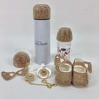High Quality Gold Butterfly Baby Bottles, Clips, Thermos Baby Bottles