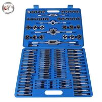 GOLDMOON 110 Piece Metric Professional Hand Tools M2 to M18 Tap And Die Set For Sale