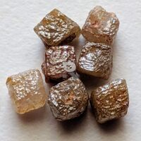 Natural Uncut Brown Rough Diamonds 1 to 3mm Loose Diamonds