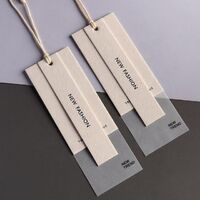 Customized luxury hang tag with free sling clothing special swing paper product hang tag