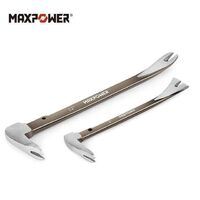 MAXPOWER High Carbon Steel Nail Puller Cat Claw Crowbar Flat Crowbar