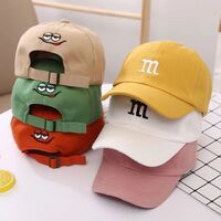 1-15 Years Old M Letter Casual Sports Kids Kids Baseball Cap Sunscreen Baby Hat Kids Girls Boys Hats