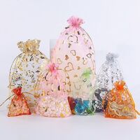 Custom Bag Organza Cosmetics Unique Small Gift Bag White Custom Drawstring Bag