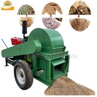 Diesel Wood Branch Hammer Mill Wood Chipper Wood Chipper Hammer Mill Mobile Crusher Wood Chipper Shaver