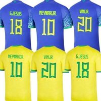 2022 World Cup Brazil National Team Jersey Thailand Quality Brazil National Football Team Football Shirts Football Shirts