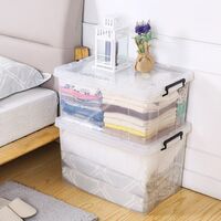 Cheap OEM Home Stock File Storage Container Boxes Plastic Box With Handle