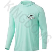 Customize Your Design Sublimation Fishing Jersey UV Protection Championship Long Sleeve Men's Fishing Hoodie Quick Dry Fishing Shirt