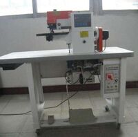 Variable speed natural leather gluing flanging machine gluing machine folding machine