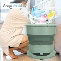 Angel Shield Foldable Mini Electric Washing Machine Portable 4kg Bucket Trade Small Baby