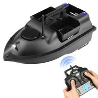 GPS RC Fishing Bait Boat Automatic 500m Remote Control Fish Finder Bait Boat Up to 2.0kg Bait RC Boat with Night Light Fishing
