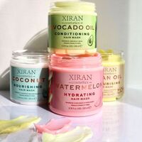 Private Label Argan Oil Hair Treatment Reduces Frizz Natural Fruits Watermelon and Avocado Nourishing Coconut Hair Mask