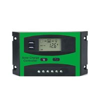 10A 20A 30A 40A 50A 60A 12V 24V 48V Solar System Generator Panel Charge Controller Voltage Regulator with USB 5V