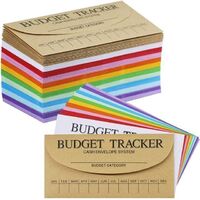 Custom Reusable Bag Money White Gift Paper Budget Planner Envelope Cash Savings Wallet Organizer Gift
